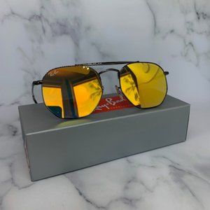 Ray-Ban The Marshal Sunglasses RB3648 004/I3 Gunmetal Frame/Brown Mirror…